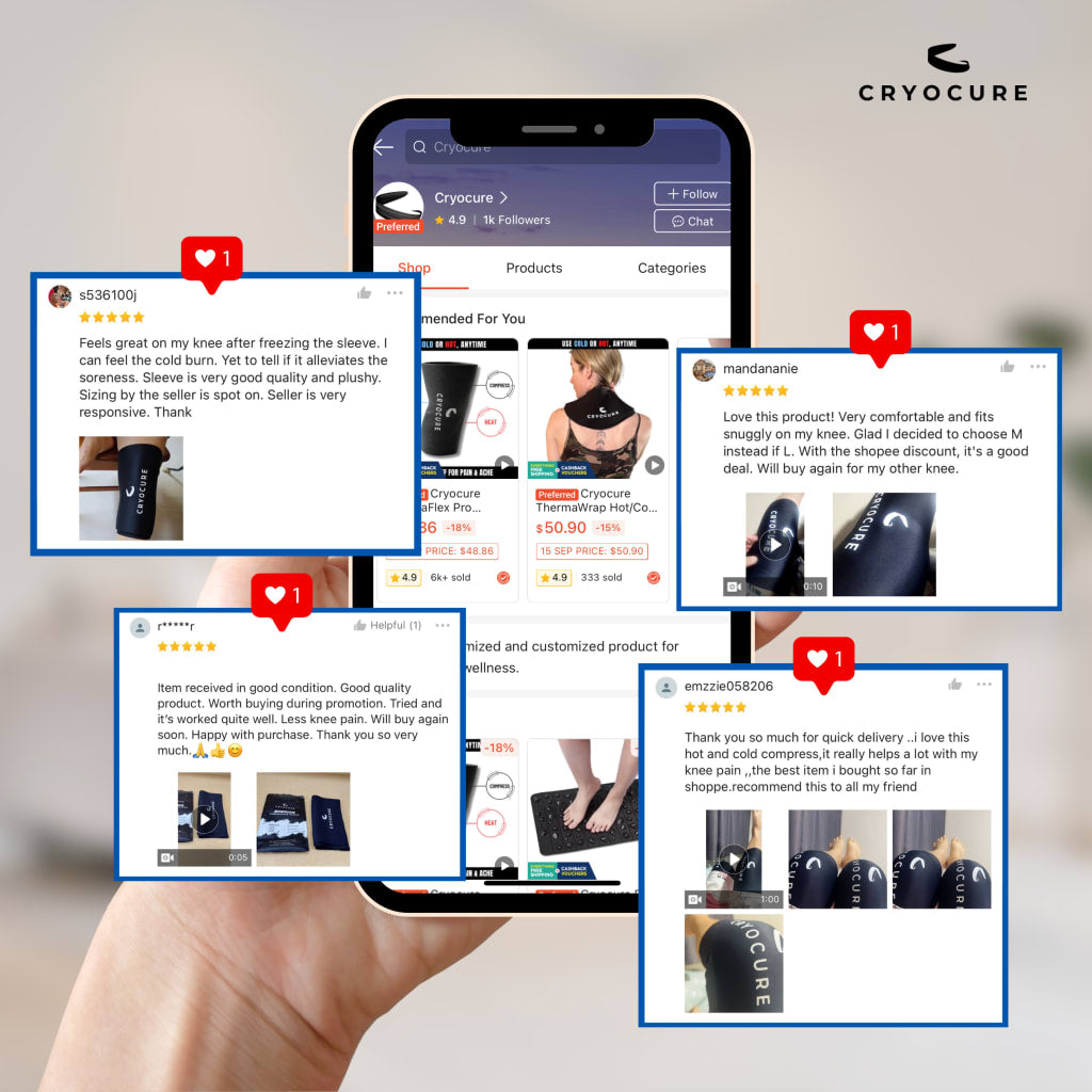 hot and cold compression sleeve