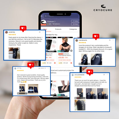 hot and cold compression sleeve