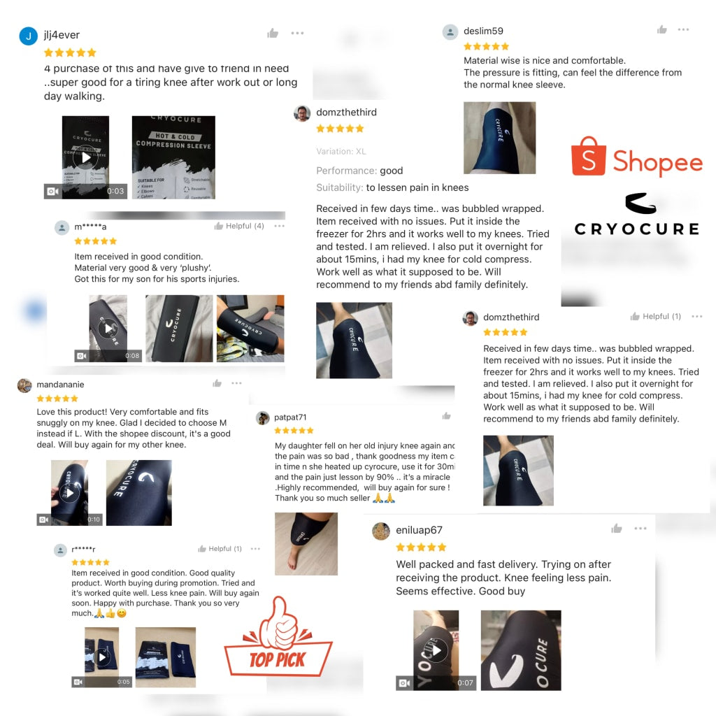 hot and cold compression sleeve